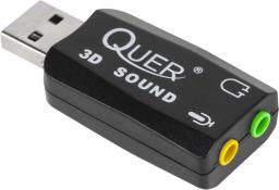 Karta dźwiękowa Quer USB 5.1 (KOM0638)