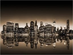 DecoNest Fototapeta - Nowy Jork - sepia - 400X309