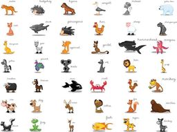  DecoNest Fototapeta - Learning by playing (animals) - 350X270