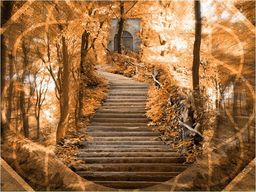  DecoNest Fototapeta - Stairs to paradise - 200X154