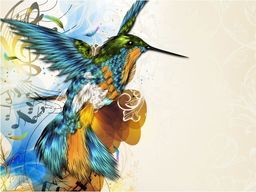 DecoNest Fototapeta - Marvelous bird - 400X309