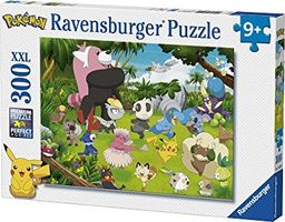  Ravensburger Ravensburger - Puzzle Pokmon Wild 300 elementów XXL, 13245