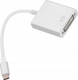 Adapter USB Pawonik USB-C - DVI Biały  (IR-200)