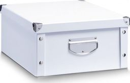  Zeller Kartonowe pudełko z nakrywką, 33x17x40 cm, kol. biały