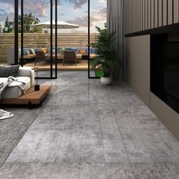 vidaXL Panele podłogowe PVC, 5,02 m, 2 mm, samoprzylepne, betonowe