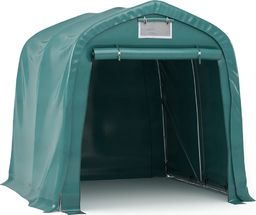  vidaXL Namiot garażowy z PVC, 1,6 x 2,4 m, zielony