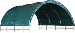  vidaXL Namiot dla bydła, PVC, 3,7 x 3,7 m, zielony