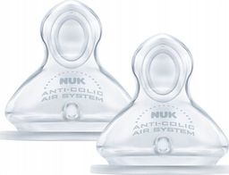  NUK Nuk First Choice + smoczek silikonowy na butelkę 6-18m 2 szt. Nuk