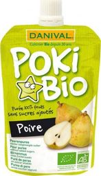 DANIVAL POKI - PRZECIER GRUSZKOWY 100% OWOCÓW BEZ DODATKU CUKRÓW BIO 90 g - DANIVAL