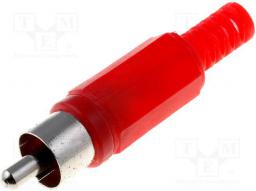 Goobay wtyk Cinch czerwony (11276)