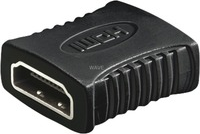 Adapter AV Goobay HDMI - HDMI czarny (68688)