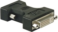Adapter AV Goobay DVI-I - D-Sub (VGA) czarny (68029)