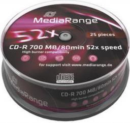  MediaRange CD-R 700 MB 52x 25 sztuk (MR201)