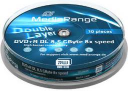  MediaRange DVD+R DL 8.5 GB 8x 10 sztuk (MR466)