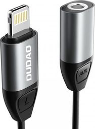 Adapter USB Dudao L17 Lightning - Jack 3.5mm Szary  (dudao_20201102164151)
