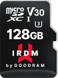 Karta GoodRam IRDM MicroSDXC 128 GB Class 10 UHS-I/U3 V30 (LEC-TGD-IRM3AA1280R12)