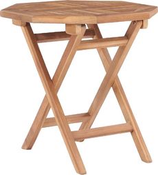  vidaXL Składany stolik ogrodowy, 45x45x45 cm, lite drewno tekowe