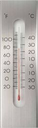  Nature Nature Zewnętrzny termometr ścienny, aluminiowy, 7 x 1 x 23 cm