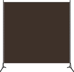  vidaXL Parawan 1-panelowy, brązowy, 175 x 180 cm