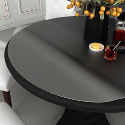  vidaXL Mata ochronna na stół, matowa, 80 cm, 2 mm, PVC