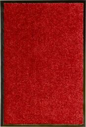  vidaXL Wycieraczka z możliwością prania, czerwona, 40 x 60 cm