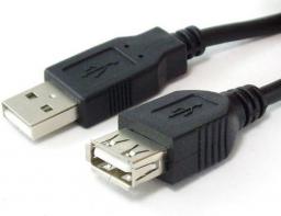 Kabel USB Sharkoon USB-A - USB-A 1 m Czarny (4044951015405)