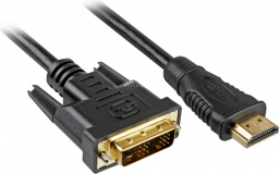 Kabel Sharkoon HDMI - DVI-D 2m czarny (4044951009053)
