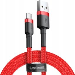 Kabel USB Baseus USB-A - USB-C 1 m Czerwony (SB5710)