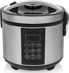 Tristar Tristar Cyfrowy garnek do ryżu i wielofunkcyjny, 500 W, 1,5 L, stal