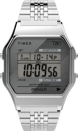Zegarek Timex Zegarek Timex TW2R79300 T80 Retro Style Indiglo uniwersalny