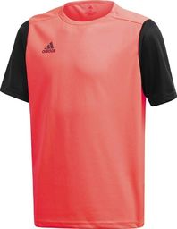  Adidas Koszulka dla dzieci adidas Estro 19 Jersey Junior czerwono-czarna FR7118 116cm