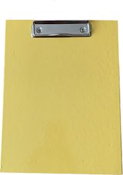  ADELANTE Deska z clipem clipboard A5 tekturowa żółta