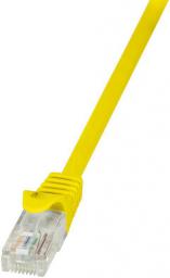  LogiLink Patchcord CAT 6 U/UTP EconLine, 25cm, żółty (CP2017U)