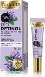  Perfecta 100% Bio Retinol 30/40+ Przeciwzmarszczkowy Krem pod oczy - rozświetlenie i redukcja cieni 15ml