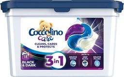  Coccolino  Coccolino Care Caps Kapsułki do prania 3in1 Black&Dark (18 prań) 486g