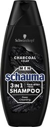  Schwarzkopf Schwarzkopf Schauma Men Szampon oczyszczający 3w1 Charcoal 400ml