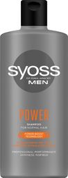  Syoss Syoss Men Power Szampon wzmacniający - włosy normalne 440ml