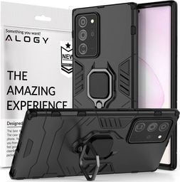  Alogy Alogy Etui na telefon Stand Ring Armor do Galaxy Note 20 Ultra czarne uniwersalny