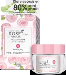  FLOSLEK Rose for Skin różany krem odmładzający na dzień ECO