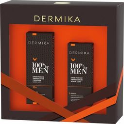 Dermika DERMIKA_SET 100% for Men Krem przeciw zmarszczkom i bruzdom 50+ dzień i noc 50ml + Krem przeciw zmarszczkom wokół oczu 15ml