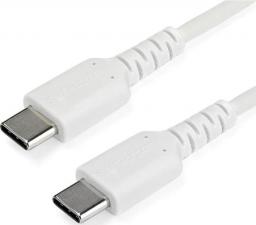 Kabel USB StarTech USB-C - USB-C 1 m Biały (RUSB2CC1MW)
