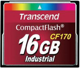 Karta Transcend CF170 Compact Flash 16 GB  (TS16GCF170)