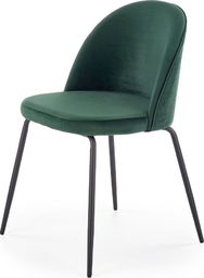  Selsey Krzesło tapicerowane Naiva butelkowa zieleń