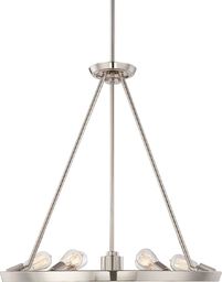 Lampa wisząca Elstead Theater minimalistyczna srebrny  (QZ-THEATER-ROW6IS)