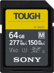 Karta Sony SF-M Tough SDXC 64 GB Class 10 UHS-II U3 V60 (SFM64T/T1)