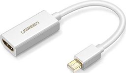 Adapter AV Ugreen DisplayPort Mini - HDMI biały (10460)