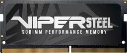 Pamięć do laptopa Patriot Viper Steel, SODIMM, DDR4, 32 GB, 2400 MHz, CL15 (PVS432G240C5S)
