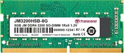 Pamięć do laptopa Transcend JetRam, SODIMM, DDR4, 8 GB, 3200 MHz, CL22 (JM3200HSB-8G)