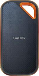 Dysk zewnętrzny SSD SanDisk Extreme PRO Portable V2 1TB Czarno-pomarańczowy (SDSSDE81-1T00-G25)