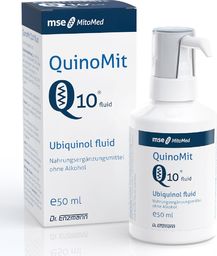 Dr Enzmann QuinomitQ10 Fluid Najbardziej Aktywna Forma Koenzymu Q10 Na Świecie. Czystość 99,8% 50 Ml